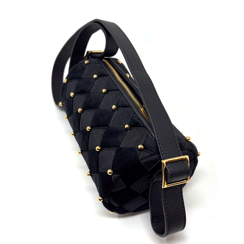 Latombolina rombi nera studs