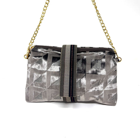 Layoyo velvet grey geometric