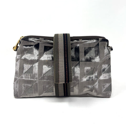 Layoyo velvet grey geometric