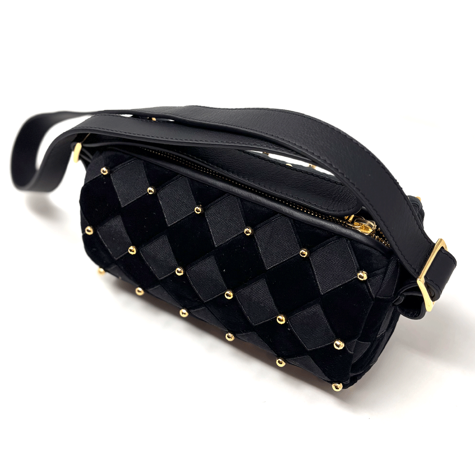 Latombolina rombi nera studs
