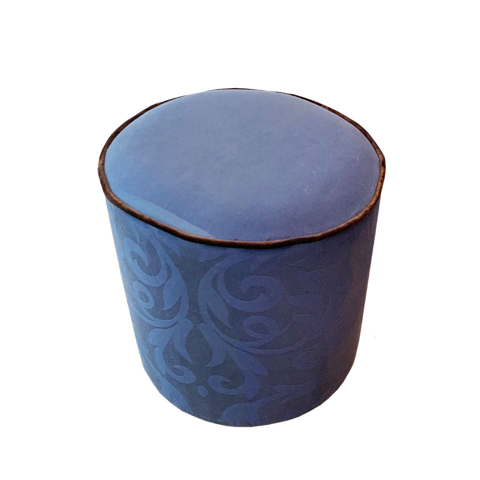 Lapouf Blue decortex ottoman